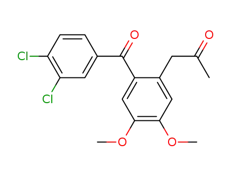 1-[2-(3,4-dichloro-benzoyl)-4,5-dimethoxy-phenyl]-propan-2-one
