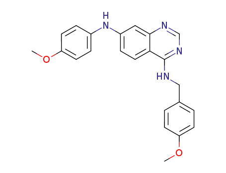 N4-(4-methoxy-benzyl)-N7-(4-methoxy-phenyl)-quinazoline-4,7-diamine