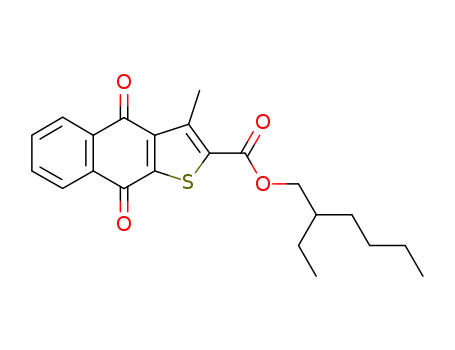 2-ethylhexyl 3-methyl-4,9-dioxo-4,9-dihydronaphtho[2,3-b]thiophene-2-carboxylate