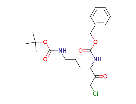 (4-benzyloxycarbonylamino-6-chloro-5-oxo-hexyl)-carbamic acid tert-butyl ester
