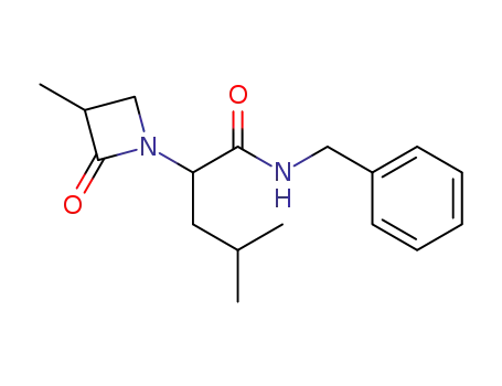 N-benzyl-4-methyl-2-(3-methyl-2-oxoazetidin-1-yl)pentanamide