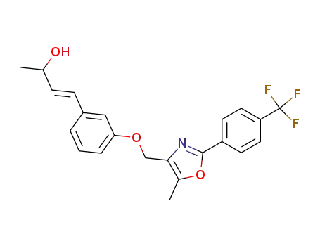 (E)-4-{3-[5-Methyl-2-(4-trifluoromethyl-phenyl)-oxazol-4-ylmethoxy]-phenyl}-but-3-en-2-ol