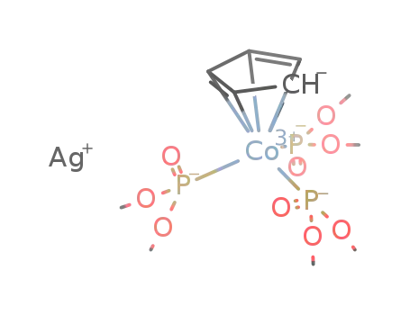 Ag[(cyclopentadienyl)tris(dimethylphosphito-P)cobalt]