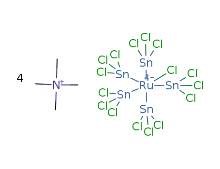 (Me4N)4{Ru(II)(trichlorostannide)5Cl}