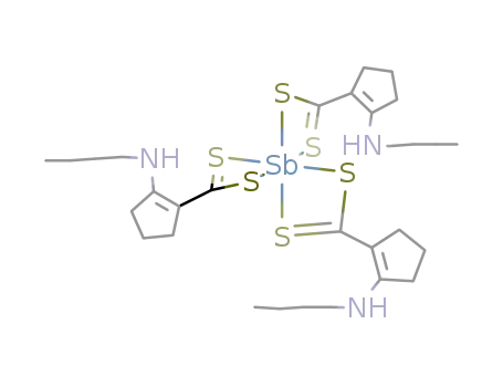 antimony(2-butylaminocyclopentenecarbodithioate)3
