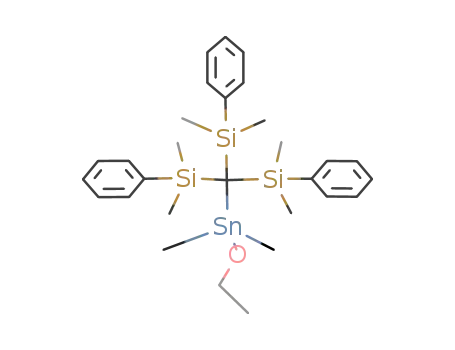 ethoxy(dimethyl)(tris(dimethylphenylsilyl)methyl)stannane