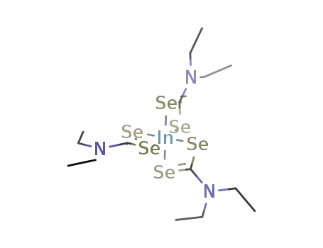 tris(diethyldiselenocarbamato)indium(III)