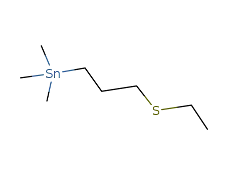 3-(trimethylstannyl)propyl ethyl sulfide