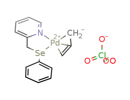 Pd(II)(η3-C3H5)(C5H4NCH2SeC6H5) perchlorate