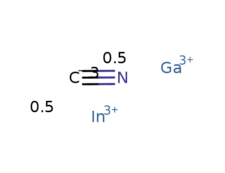 0.5In(3+)*0.5Ga(3+)*3CN(1-)=In0.5Ga0.5(CN)3