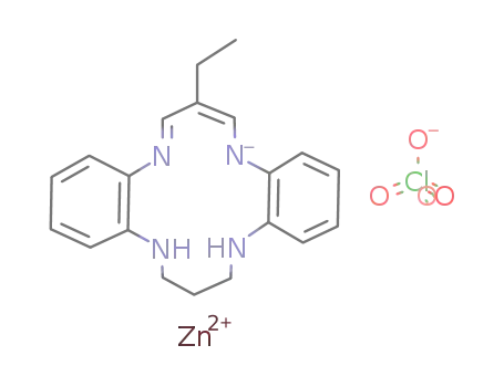 (16-ethyl-5,6,7,8-tetrahydro-9H-dibenzo[b,i][1,4,8,11]tetraazacyclotetradecinato)zinc(II) perchlorate