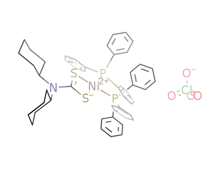 [Ni(N,N-dicyclohexyldithiocarbamate)(PPh3)2]ClO4