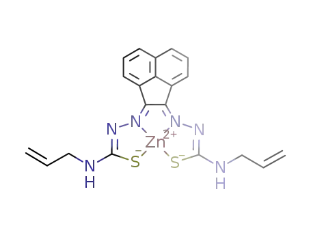 [bis(4-allyl-3-thiosemicarbazonato)acenaphthenequinone]zinc(II)