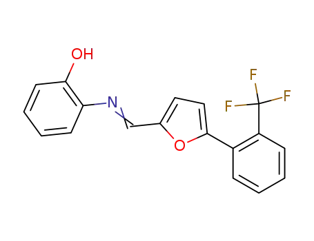 2-{ [5-(2-(trifluoromethyl)phenyl) furan-2-yl]methyleneamino}phenol