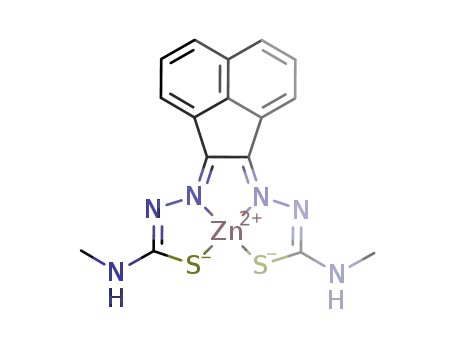 zinc bis(4-methyl-3-thiosemicarbazonate)acenaphthenequinone