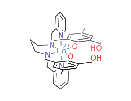 [Co(1,7-bis(2-pyridyl)-2,6-bis(2-hydroxy-3-hydroxymethyl-5-methylbenzyl)-2,6-diazaheptane(-2H))]