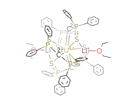 [(Li(diethyl ether))2U(C(PSPh2)2)3]