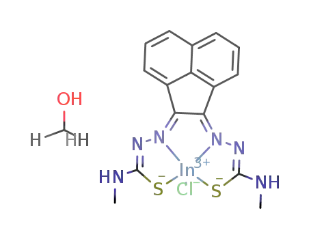 [indium chloride bis(4-methyl-3-thiosemicarbazonate)acenaphthenequinone]*(methanol)