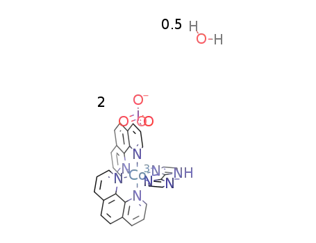 (2,2'-biimidazole(1-))bis(1,10-phenanthroline)cobalt(III)diperiodate hemihydrate