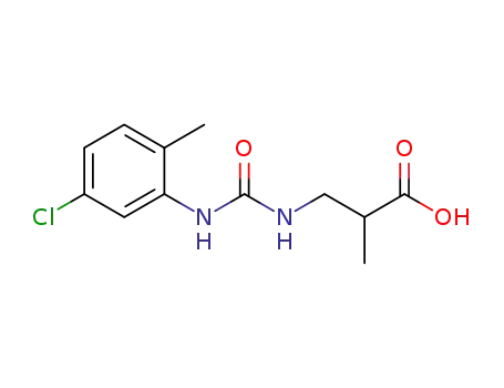 3-(3-(5-chloro-2-methylphenyl)ureido)-2-methylpropanoic acid