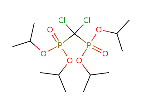 Molecular Structure of 10596-22-2 (TETRAISOPROPYL DICHLOROMETHYLENE DIPHOSPHONATE)