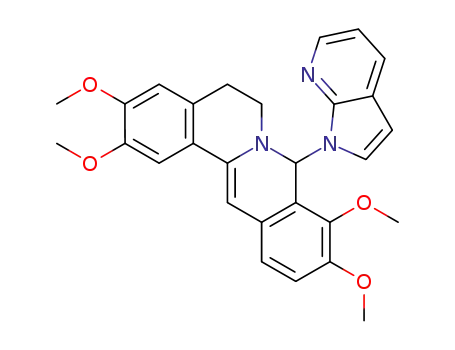 8-(7-azaindol-1-yl)-7,8-dihydropalmatine