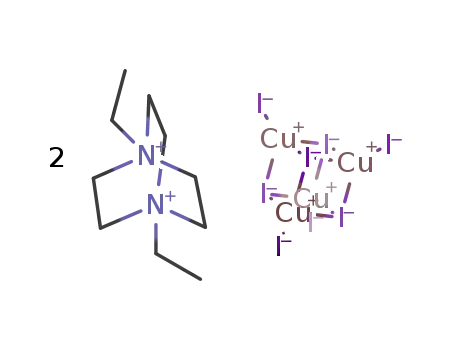 (N,N'-diethyl-1,4-diazabicyclo-[2.2.2]octane)2[Cu4I8]