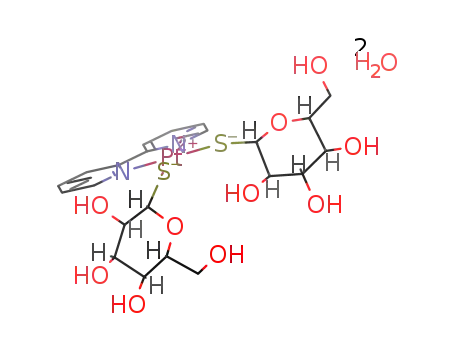 [Pt(H4tg-κS)2(2,2'-bipyridyl)] dihydrate