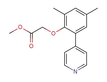 methyl 2-(2,4-dimethyl-6-(pyridin-4-yl)phenoxy)acetate