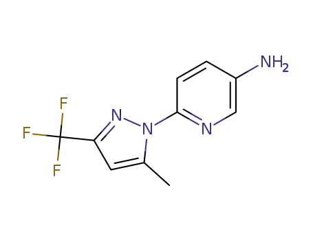 6-[5-methyl-3-(trifluoromethyl)-1H-pyrazol-1-yl]pyridin-3-amine