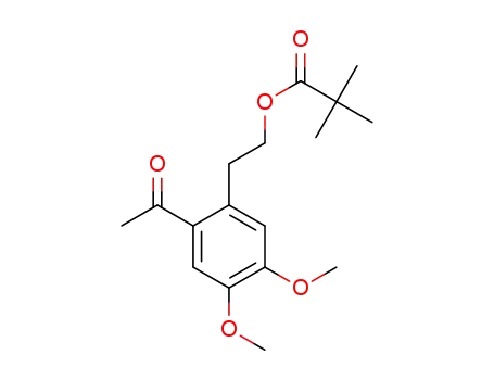 2-acetyl-4,5-dimethoxyphenethyl pivalate