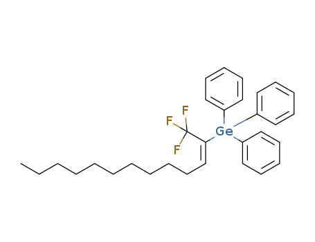 triphenyl[(E)-1,1,1-trifluorotridec-2-en-2-yl]germane