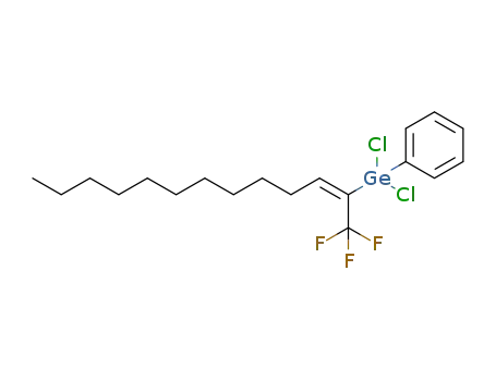 dichlorophenyl[(E)-1,1,1-trifluorotridec-2-en-2-yl]germane