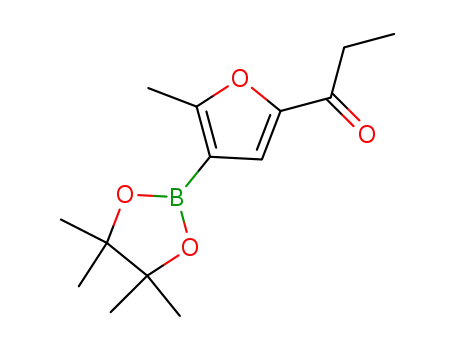 1-[5-methyl-4-(4,4,5,5-tetramethyl-1,3,2-dioxaborolan-2-yl)furan-2-yl]propan-1-one
