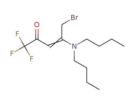 5-bromo-4-(dibutylamino)-1,1,1-trifluoropent-3-en-2-one