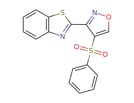 3-(benzothiazol-2-yl)-4-(phenylsulfonyl)isoxazole