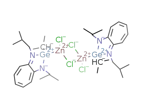 [{(i-Bu)2(aminotroponiminate)Ge(i-Pr)(ZnCl2)}2]