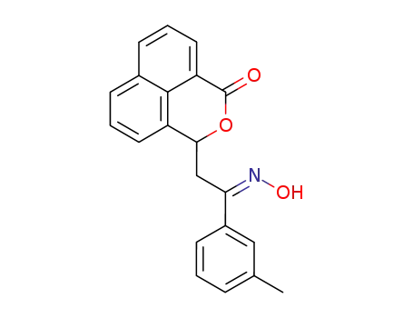 3-(β-hydroxyimino-3-methyl-phenethyl)-3H-benz[de]isochromen-1-one