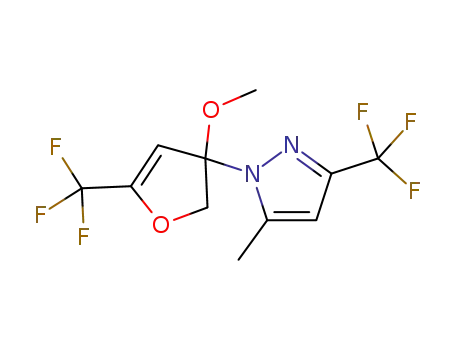 1-(3-methoxy-5-(trifluoromethyl)-2,3-dihydrofuran-3-yl)-5-methyl-3-(trifluoromethyl)-1H-pyrazole