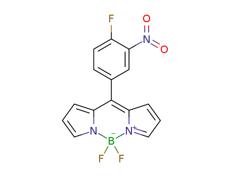 8-(4-fluoro-3-nitrophenyl)-4,4-difluoro-4-bora-3a,4a-diaza-s-indacene