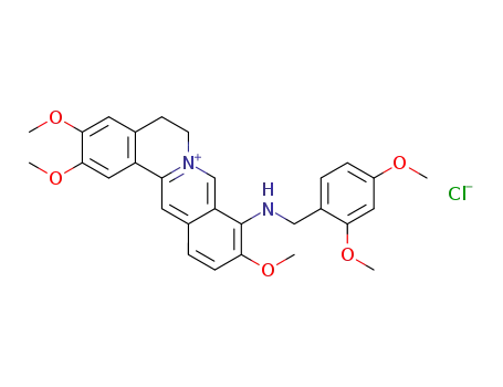 2,3,10‐trimethoxy‐9‐o,p‐dimethoxybenzylaminoprotopalmatine chloride