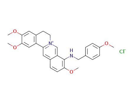 2,3,10‐trimethoxy‐9‐p‐methoxybenzylaminoprotopalmatine chloride