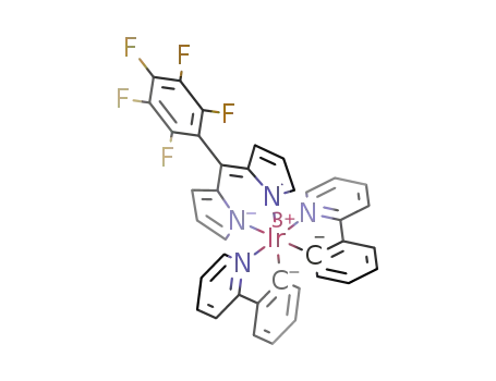 bis(2-phenylpyridyl)[5-pentafluorophenyldipyrrianto]iridium(III)