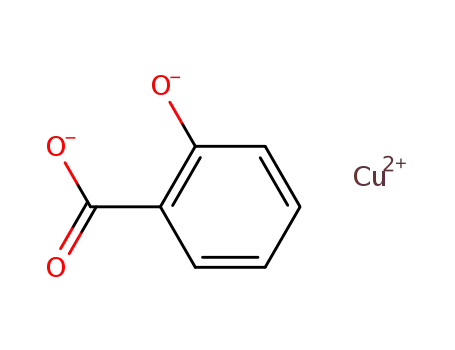 Molecular Structure of 3890-90-2 (Copper salicylate, Cu(O3C7H4)2)