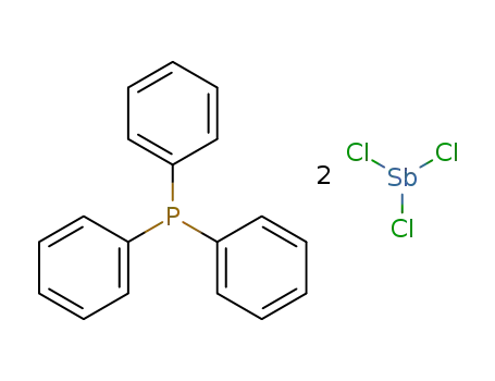 triphenyl-phosphine; compound with antimony trichloride