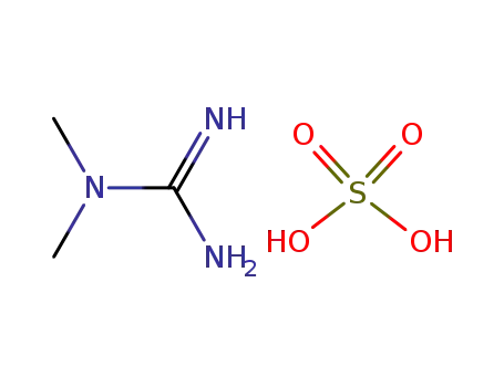 Molecular Structure of 311-77-3 (Guanidine, N,N-dimethyl-, sulfate (1:1))