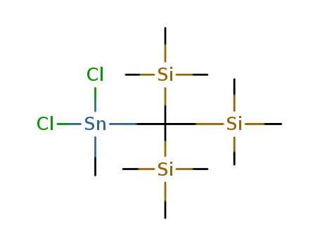 dichloro(methyl)(tris(trimethylsilyl)methyl)stannane