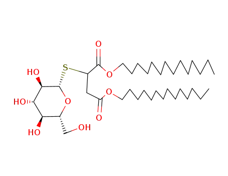 ditetradecyl (R,S)-2-(β-D-glucopyranosylthio)succinate
