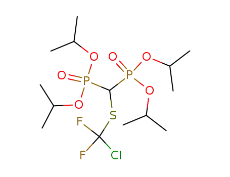 [(Chloro-difluoro-methylsulfanyl)-(diisopropoxy-phosphoryl)-methyl]-phosphonic acid diisopropyl ester