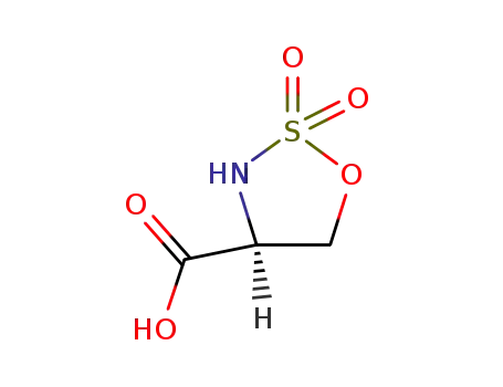 (4S)-2,2-dioxo-1,2,3-oxathiazolidinone-4-carboxylic acid